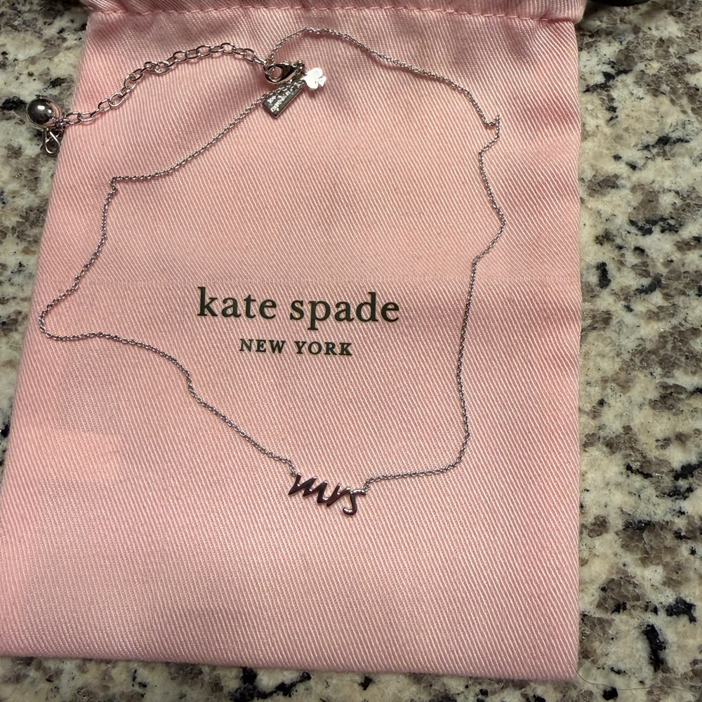 Mrs. Kate Spade Silver Necklace